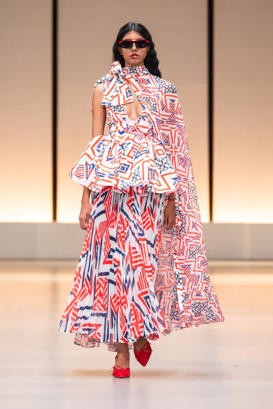 SIZALWA NGOBANI pleated dress