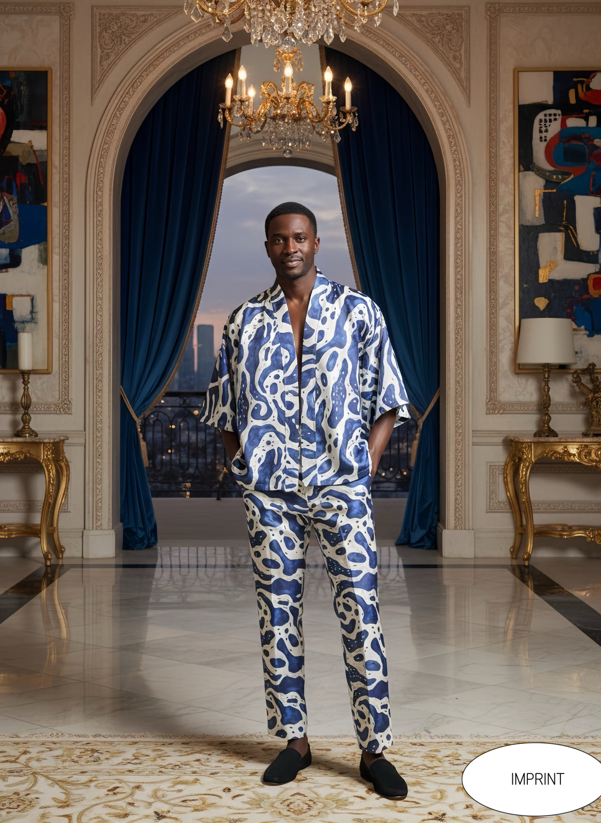 Men’s Kimono pants set