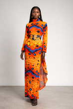 Load image into Gallery viewer, INDALO the butterfly bodycon dress
