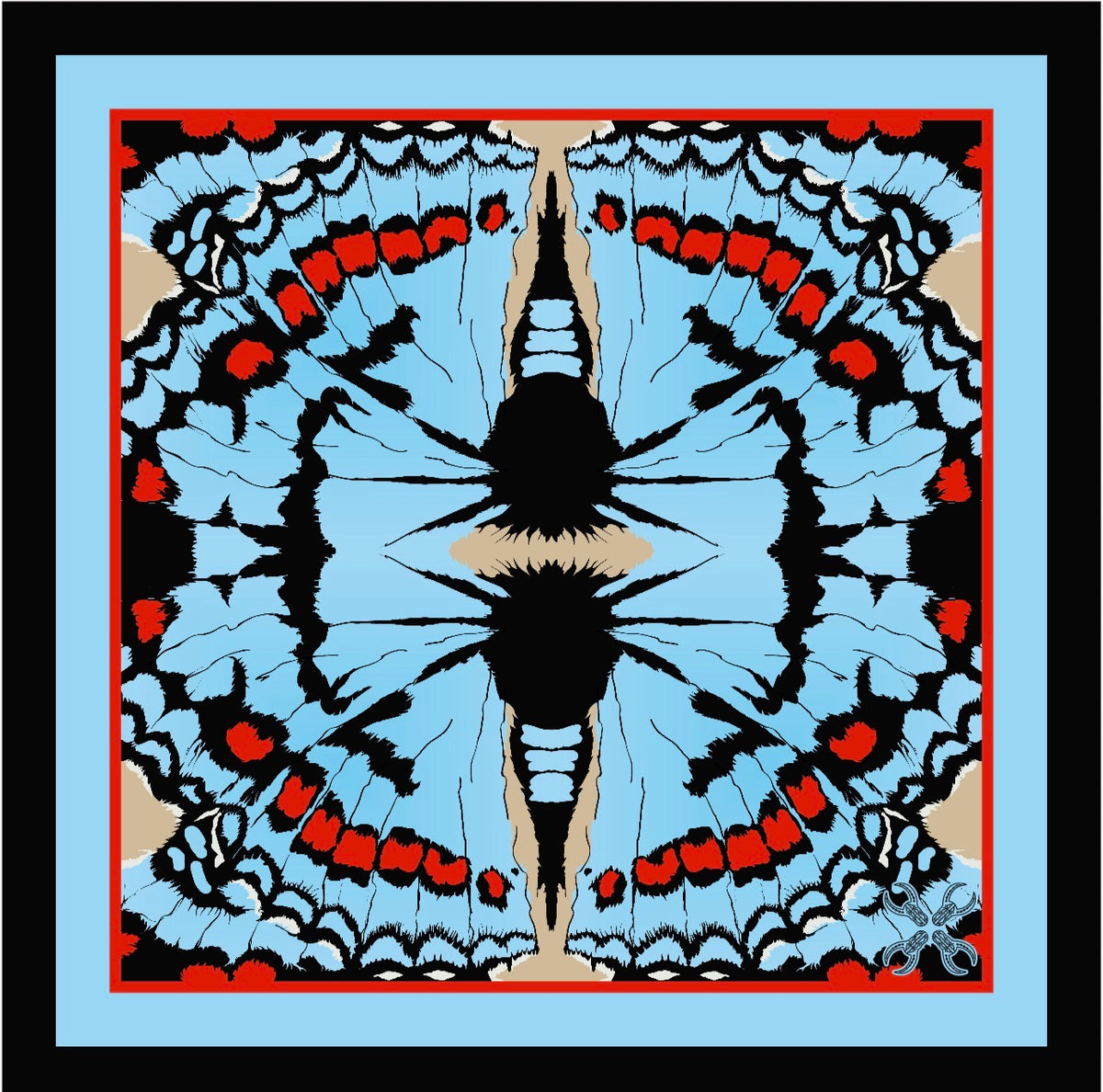 INDALO KaSomandla (Gods creation) African Butterfly print scarf