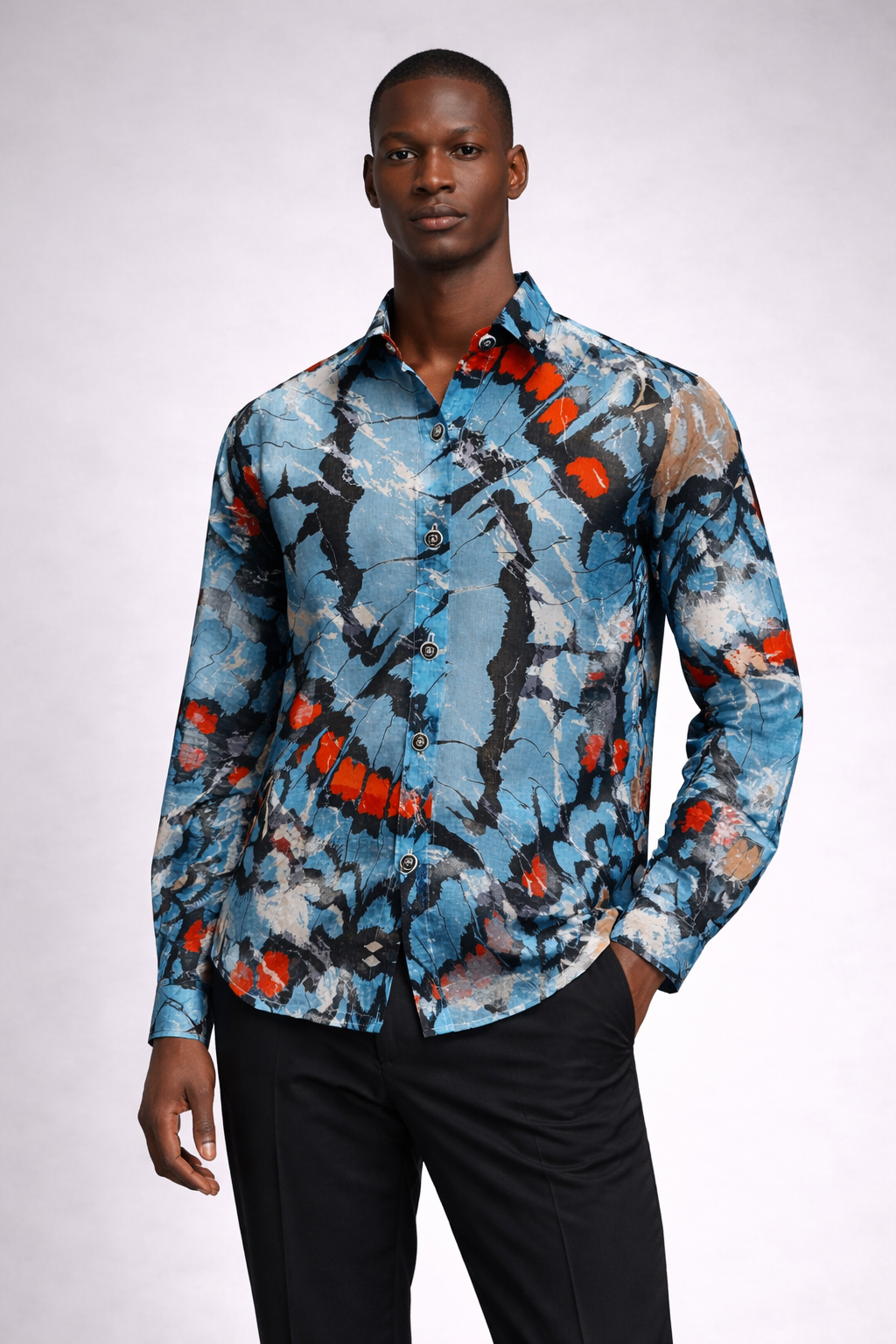 INDALO aqua blue shirt