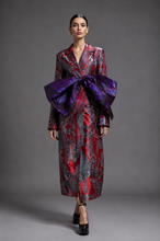 Load image into Gallery viewer, Brocade coat dress
