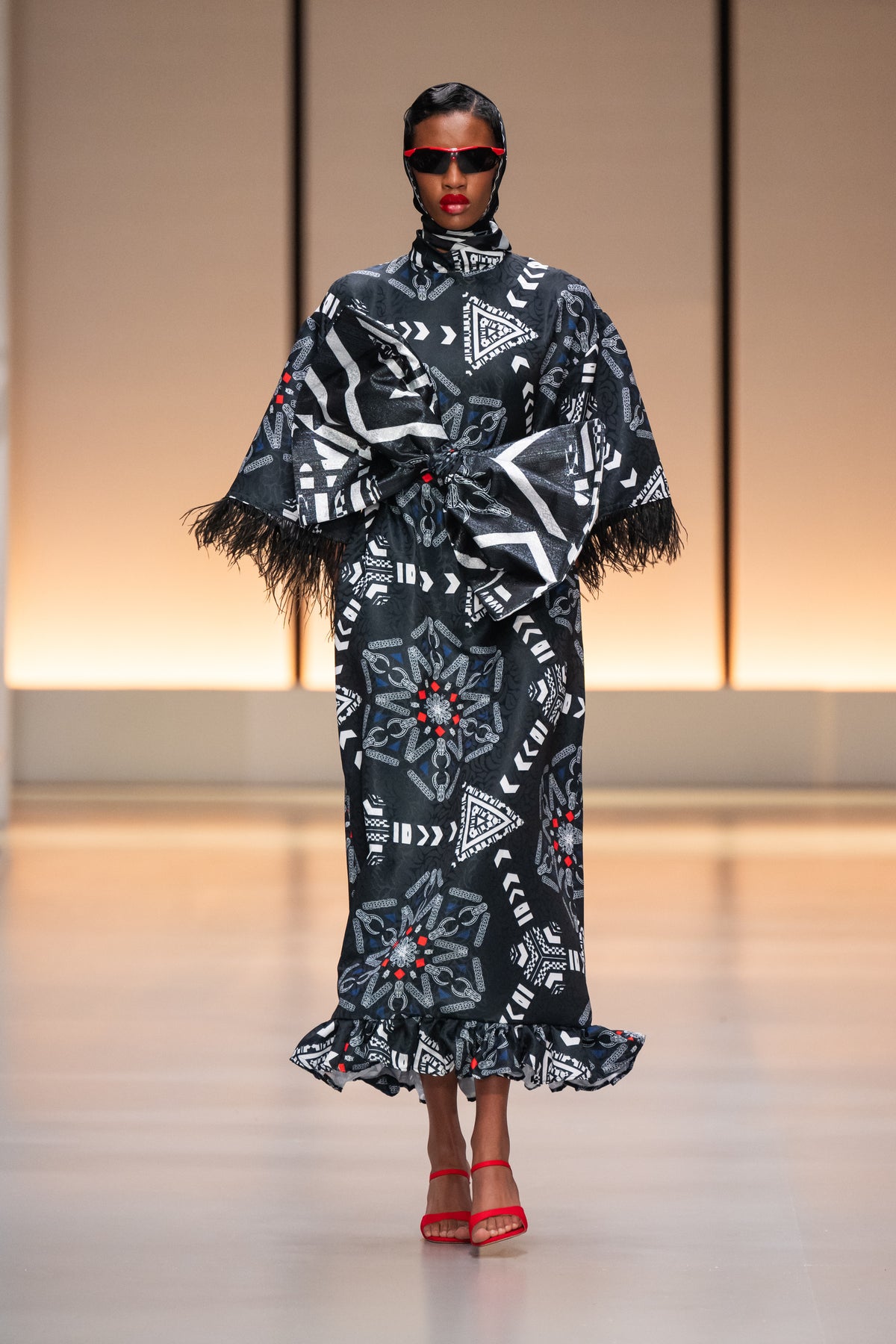 An Afro-Asian moment dress
