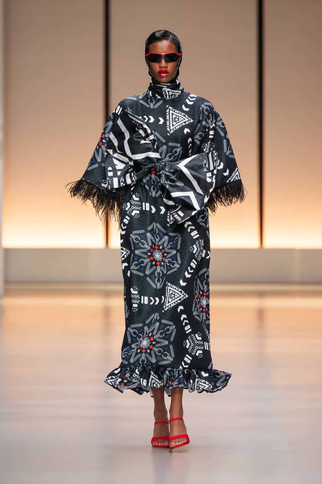 An Afro-Asian moment dress