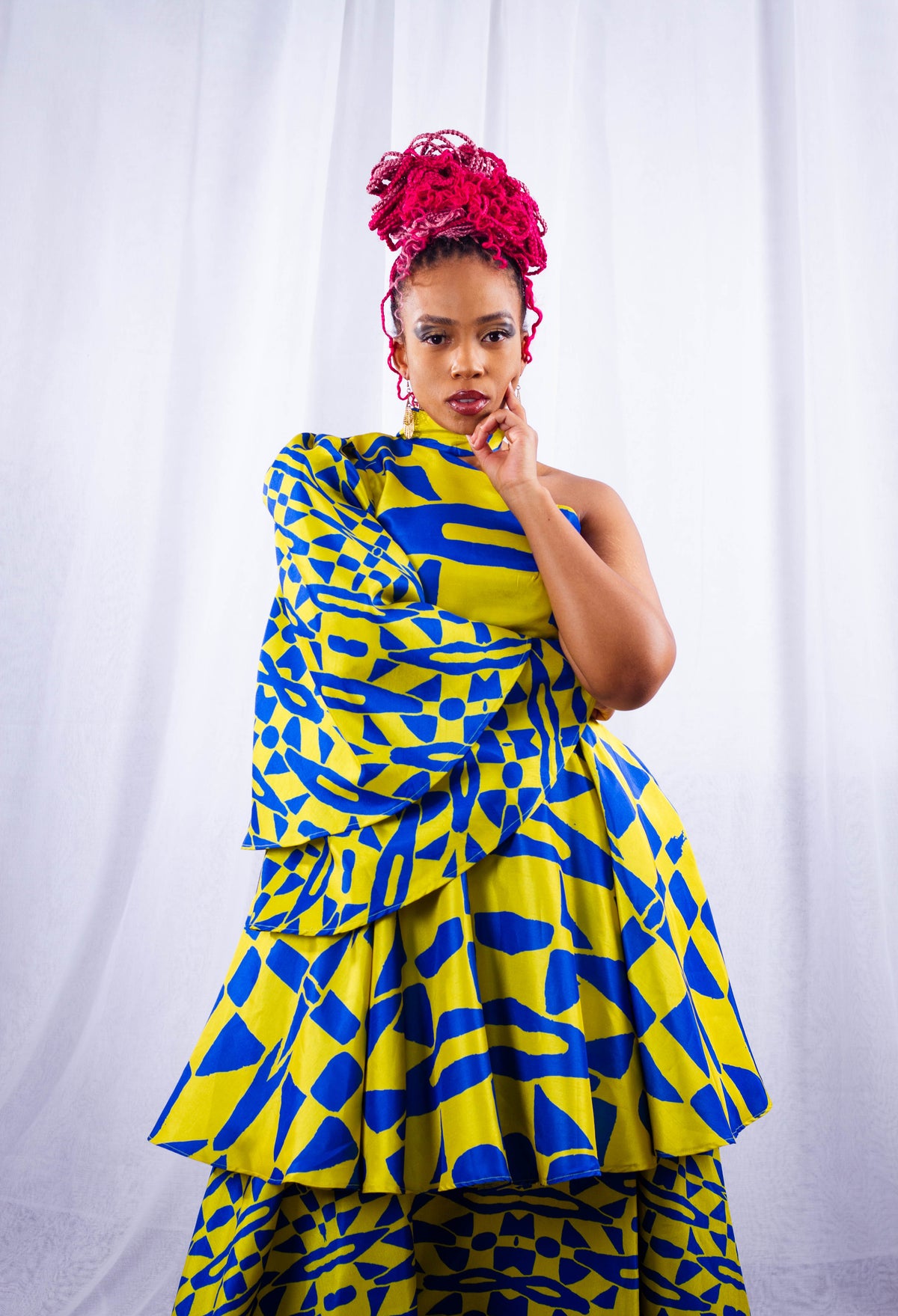 Thembisa layered dress