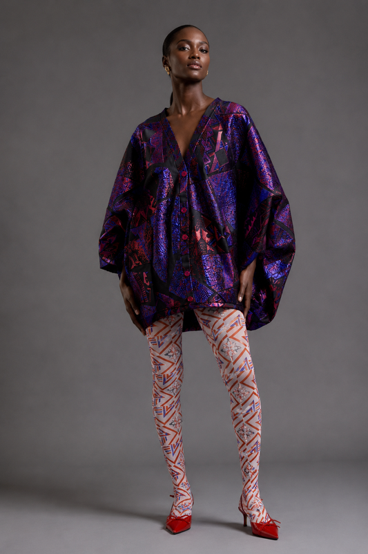 The brocade princess box dress