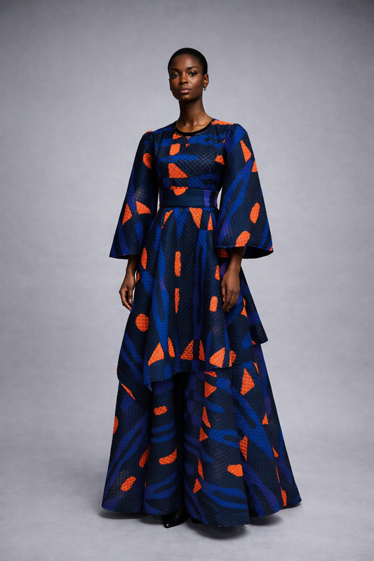Our Roots Revisited honeycomb dress